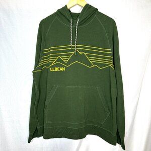 LL Bean Comfort Camp hoodie w/ mountain graphic, XL Gorpcore Nature Outdoors